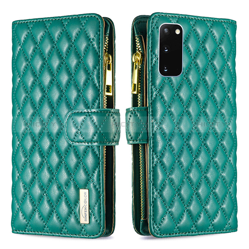 Funda de Cuero Cartera con Soporte Carcasa B12F para Samsung Galaxy S20 5G