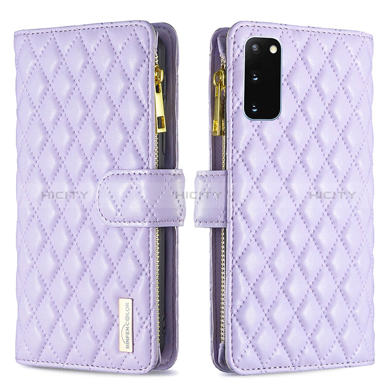 Funda de Cuero Cartera con Soporte Carcasa B12F para Samsung Galaxy S20 5G