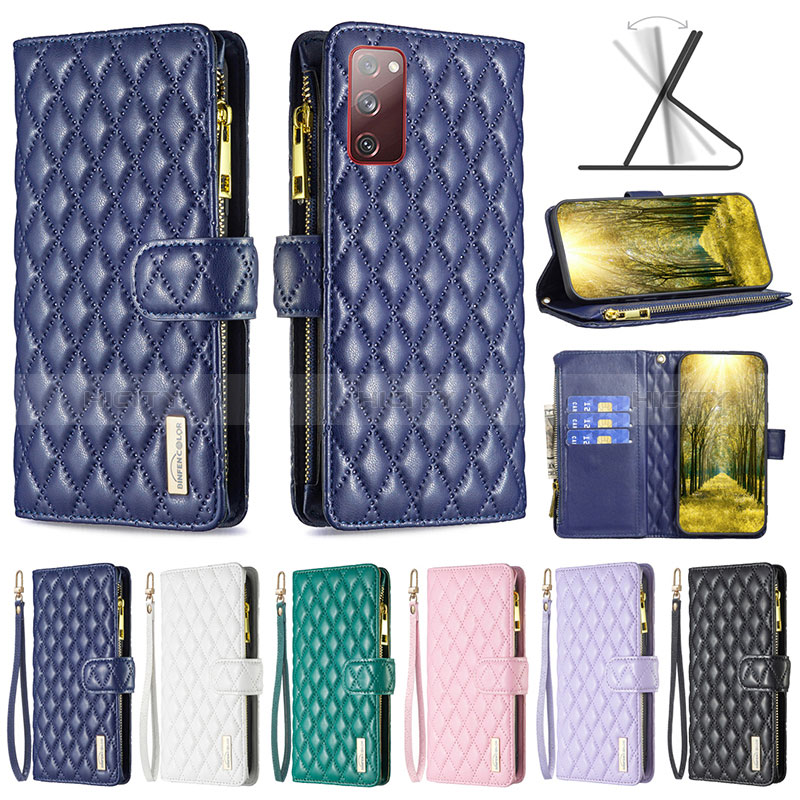 Funda de Cuero Cartera con Soporte Carcasa B12F para Samsung Galaxy S20 Lite 5G