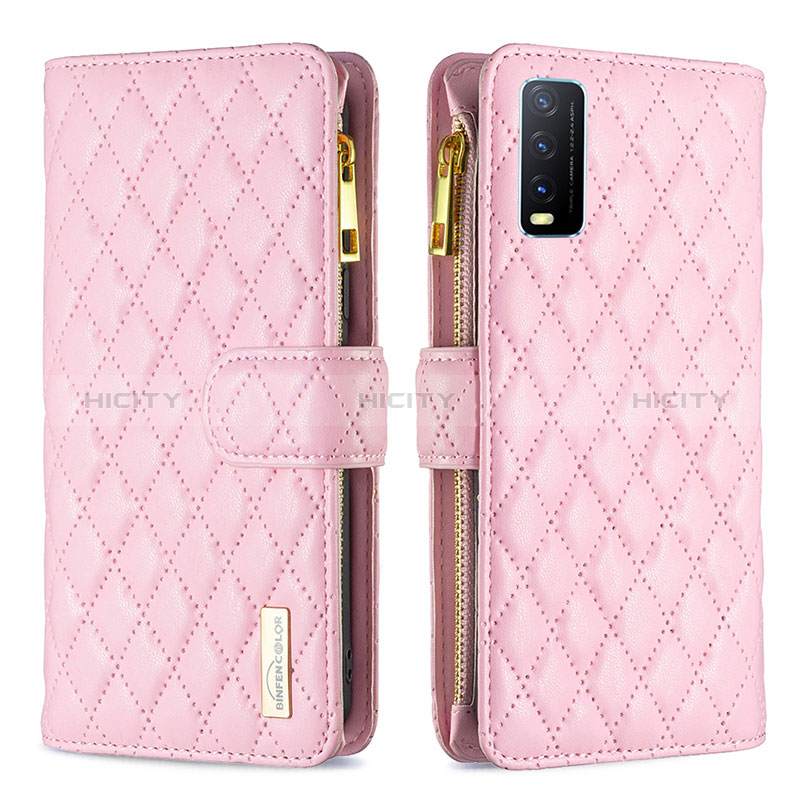 Funda de Cuero Cartera con Soporte Carcasa B12F para Vivo Y12s