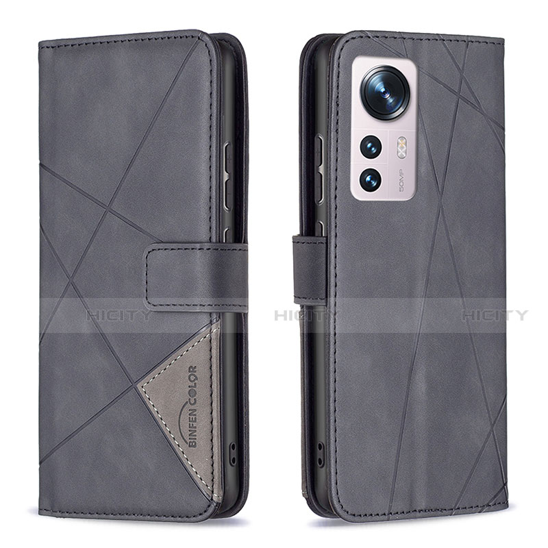 Funda de Cuero Cartera con Soporte Carcasa B12F para Xiaomi Mi 12 5G