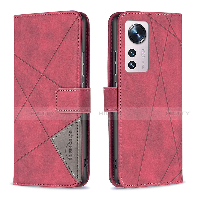 Funda de Cuero Cartera con Soporte Carcasa B12F para Xiaomi Mi 12 5G