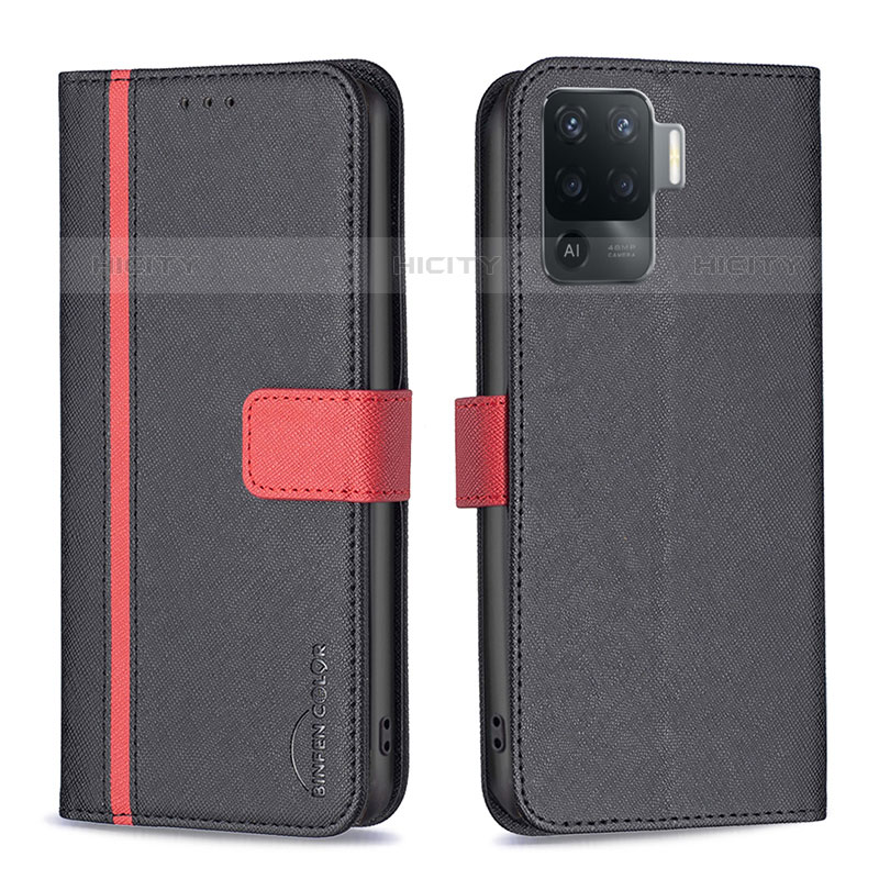 Funda de Cuero Cartera con Soporte Carcasa B13F para Oppo A94 4G