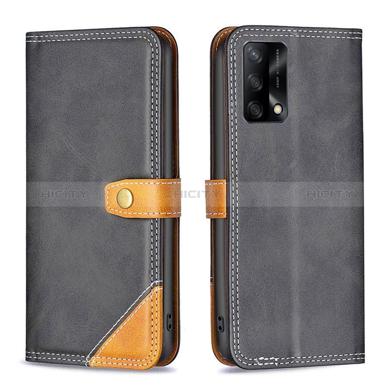 Funda de Cuero Cartera con Soporte Carcasa B14F para Oppo F19