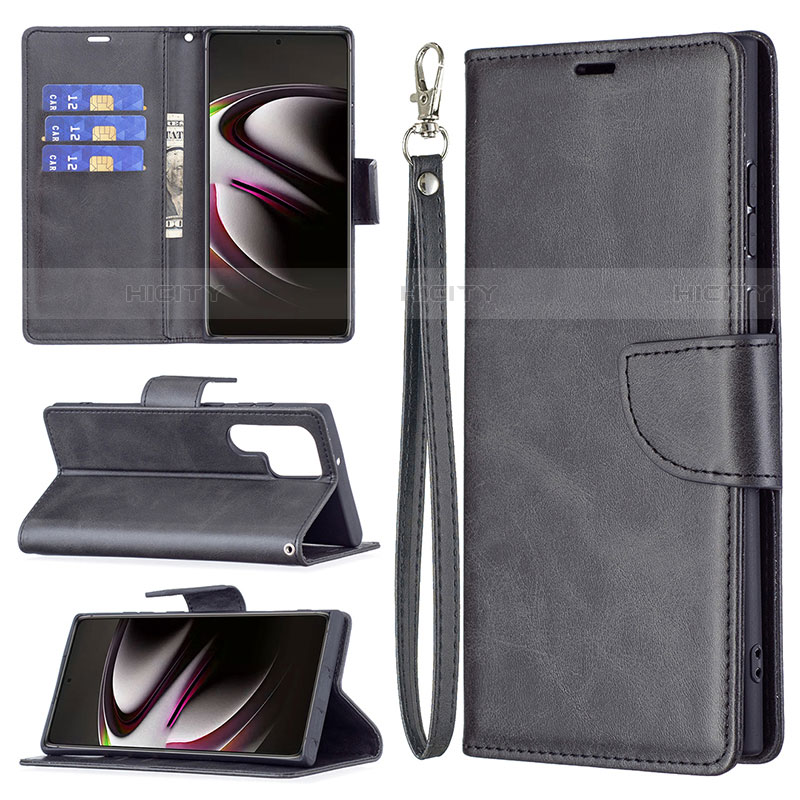 Funda de Cuero Cartera con Soporte Carcasa B14F para Samsung Galaxy S22 Ultra 5G