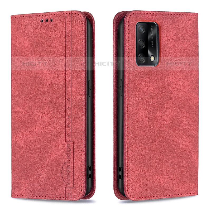 Funda de Cuero Cartera con Soporte Carcasa B15F para Oppo A74 4G