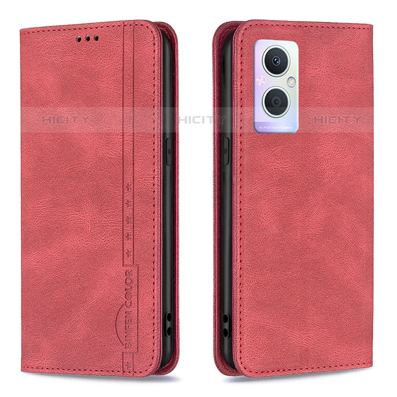 Funda de Cuero Cartera con Soporte Carcasa B15F para Oppo Reno7 Lite 5G