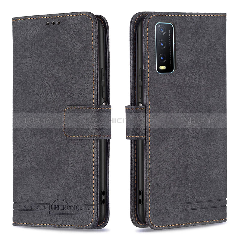 Funda de Cuero Cartera con Soporte Carcasa B15F para Vivo Y12s