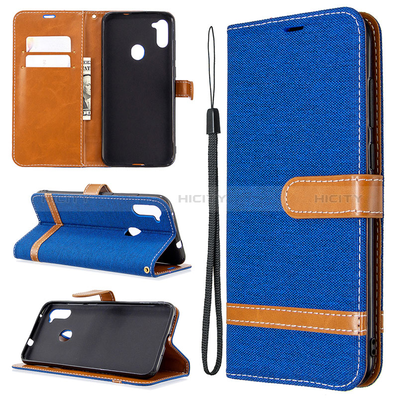 Funda de Cuero Cartera con Soporte Carcasa B16F para Samsung Galaxy A11