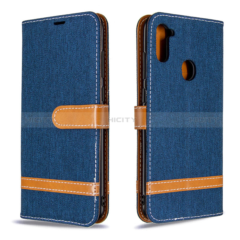 Funda de Cuero Cartera con Soporte Carcasa B16F para Samsung Galaxy A11