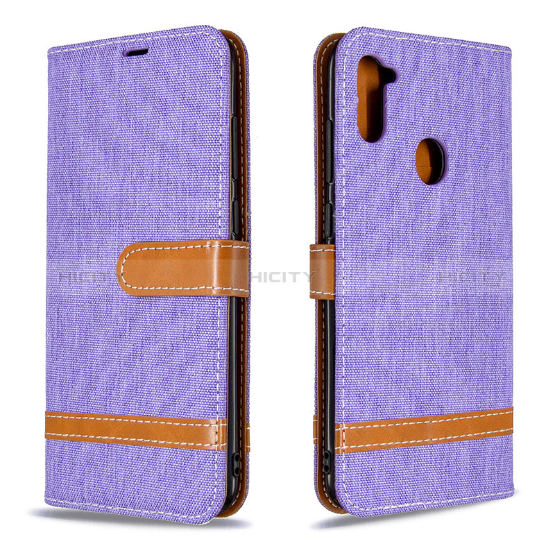 Funda de Cuero Cartera con Soporte Carcasa B16F para Samsung Galaxy A11