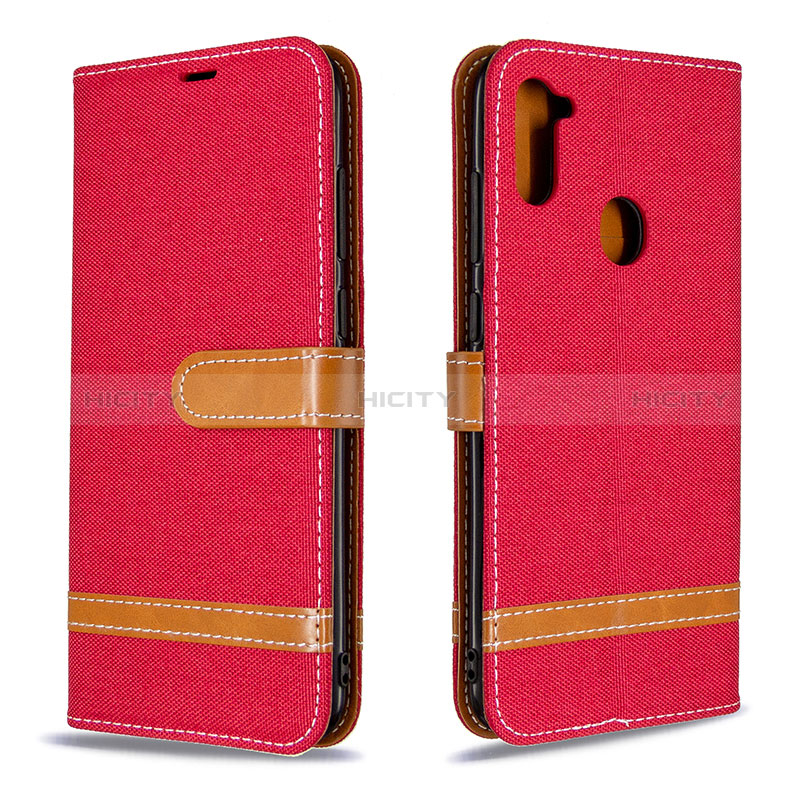 Funda de Cuero Cartera con Soporte Carcasa B16F para Samsung Galaxy A11