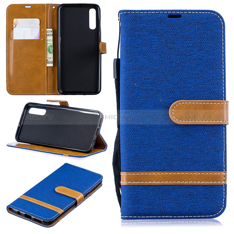 Funda de Cuero Cartera con Soporte Carcasa B16F para Samsung Galaxy A50S