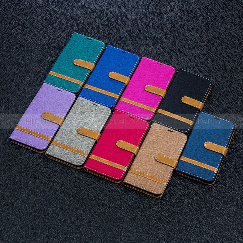 Funda de Cuero Cartera con Soporte Carcasa B16F para Samsung Galaxy M10