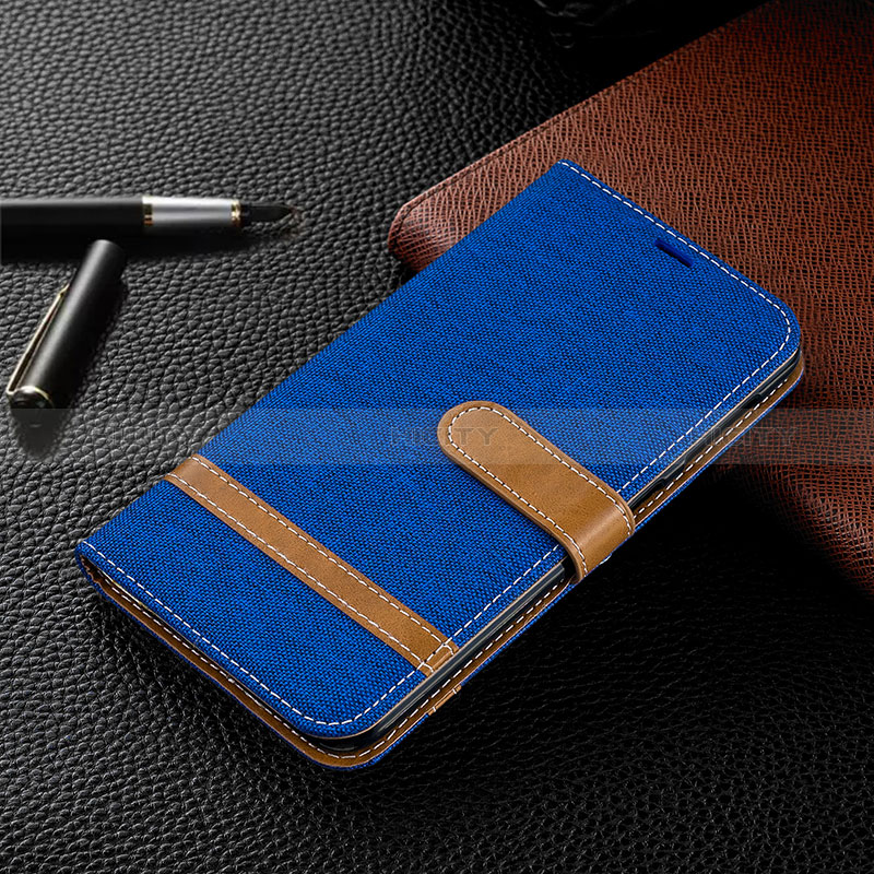 Funda de Cuero Cartera con Soporte Carcasa B16F para Samsung Galaxy M10