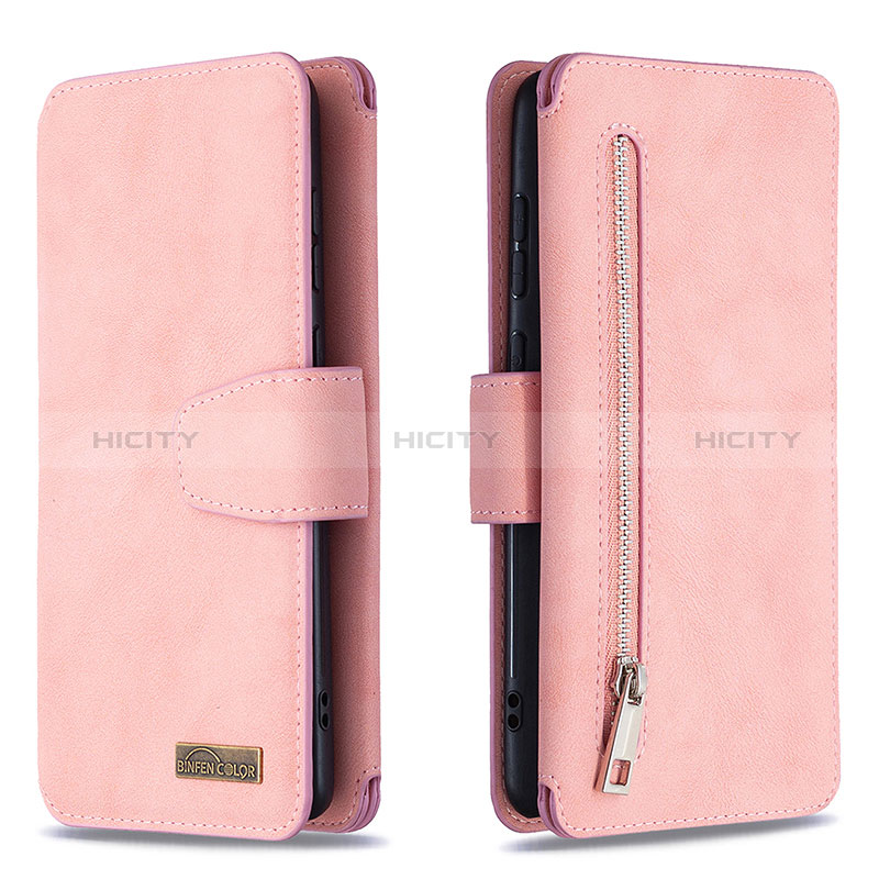 Funda de Cuero Cartera con Soporte Carcasa B18F para Samsung Galaxy A81