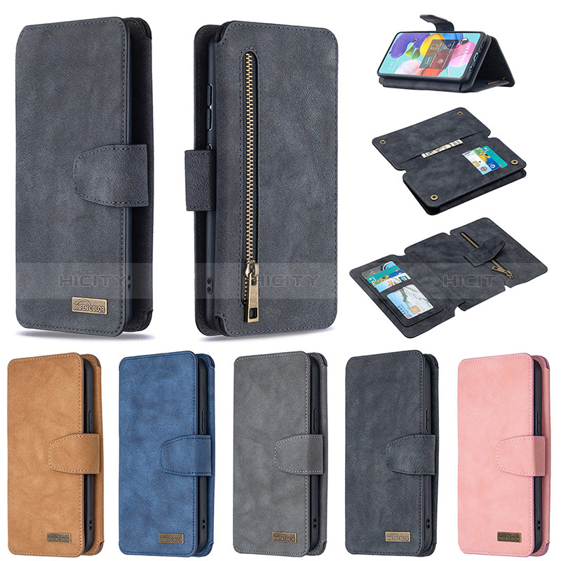 Funda de Cuero Cartera con Soporte Carcasa B18F para Samsung Galaxy M40S