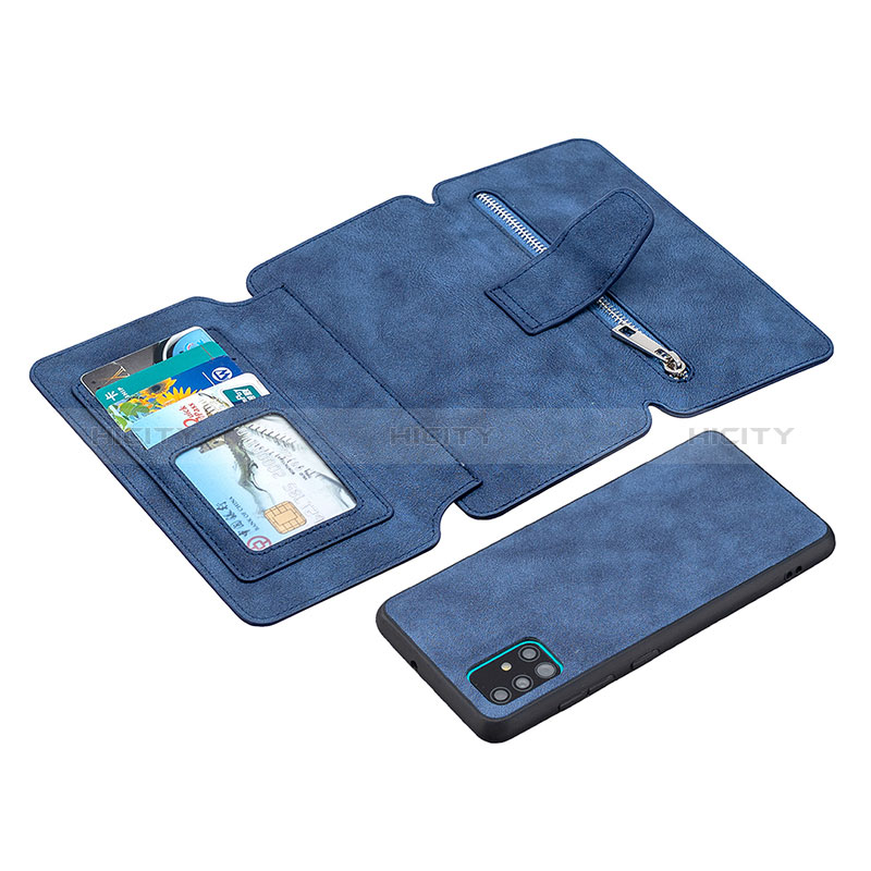 Funda de Cuero Cartera con Soporte Carcasa B18F para Samsung Galaxy M40S