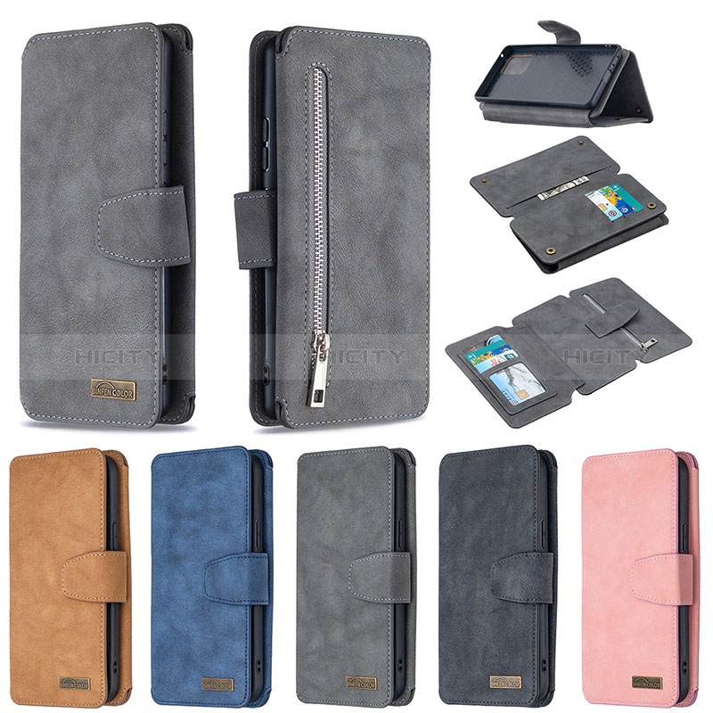 Funda de Cuero Cartera con Soporte Carcasa B18F para Samsung Galaxy M80S