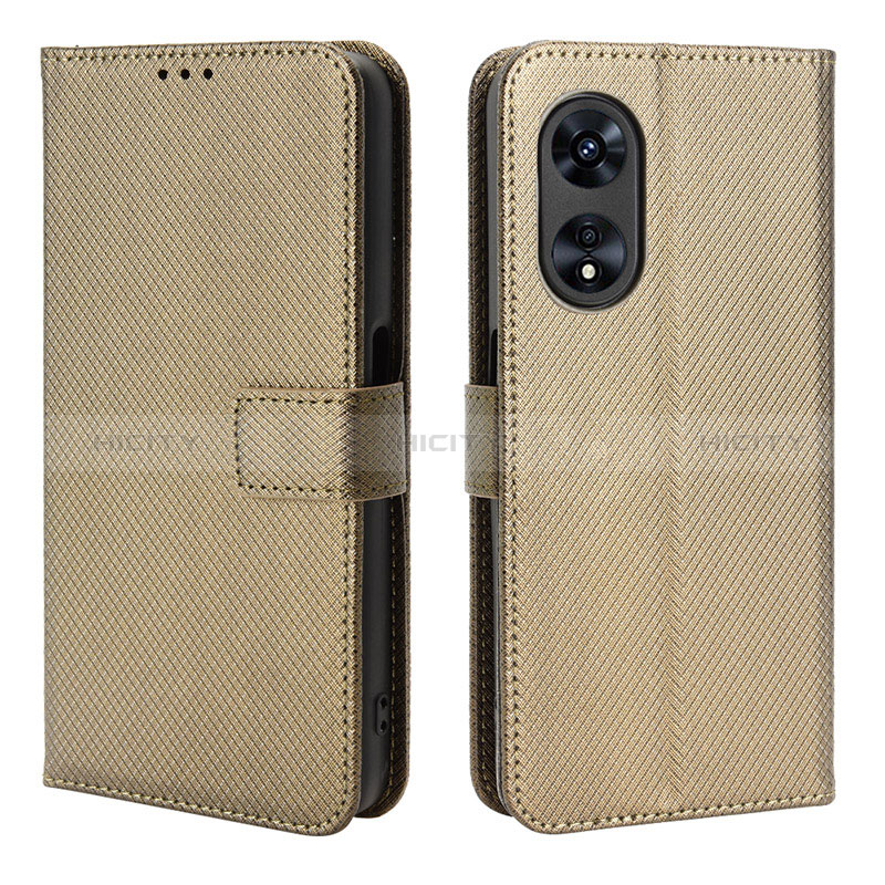 Funda de Cuero Cartera con Soporte Carcasa BY1 para Oppo A58 5G