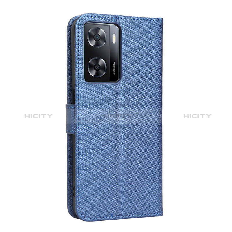 Funda de Cuero Cartera con Soporte Carcasa BY1 para Oppo A77 4G