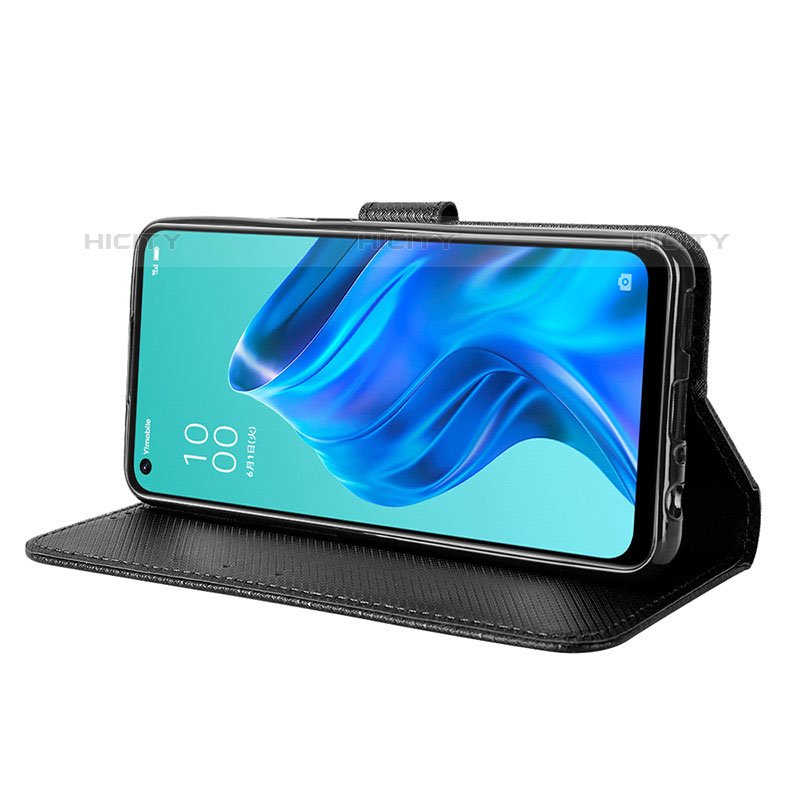 Funda de Cuero Cartera con Soporte Carcasa BY1 para Oppo Reno5 A