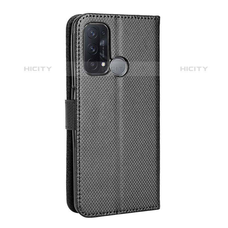 Funda de Cuero Cartera con Soporte Carcasa BY1 para Oppo Reno5 A