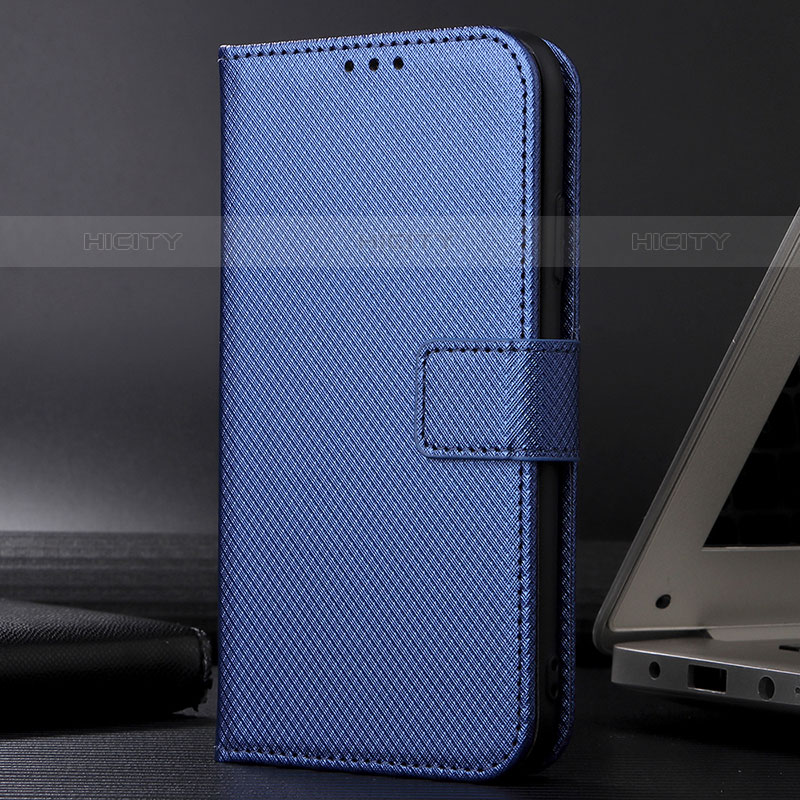 Funda de Cuero Cartera con Soporte Carcasa BY1 para Samsung Galaxy M22 4G Azul