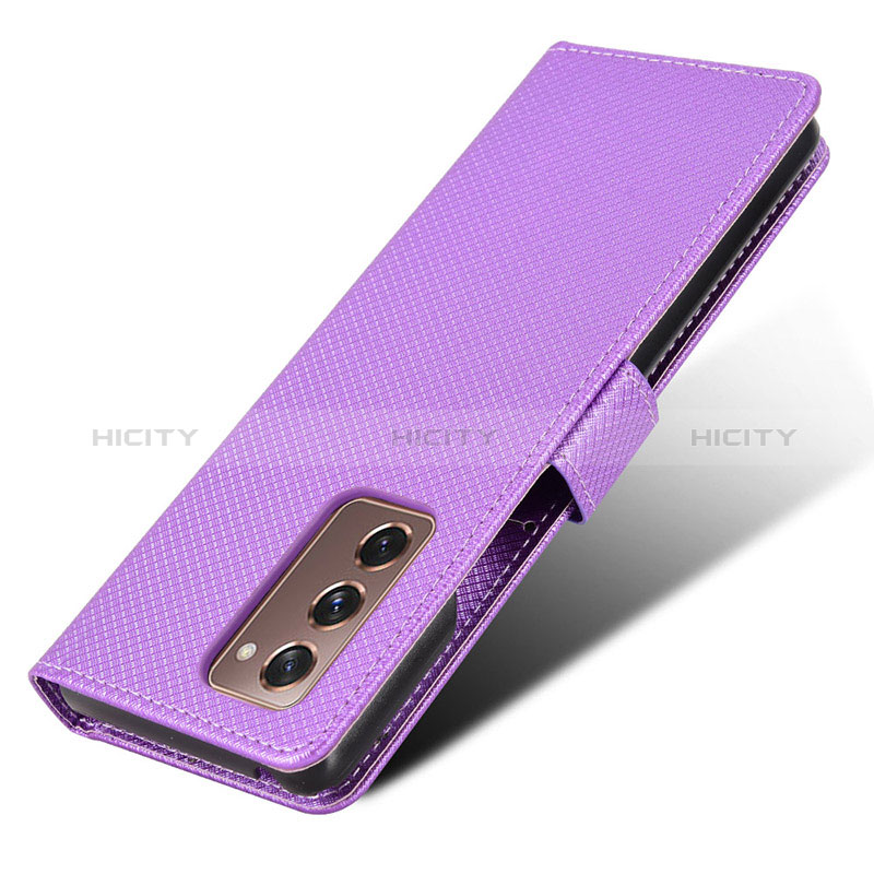 Funda de Cuero Cartera con Soporte Carcasa BY1 para Samsung Galaxy Z Fold2 5G