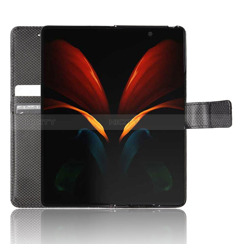 Funda de Cuero Cartera con Soporte Carcasa BY1 para Samsung Galaxy Z Fold2 5G