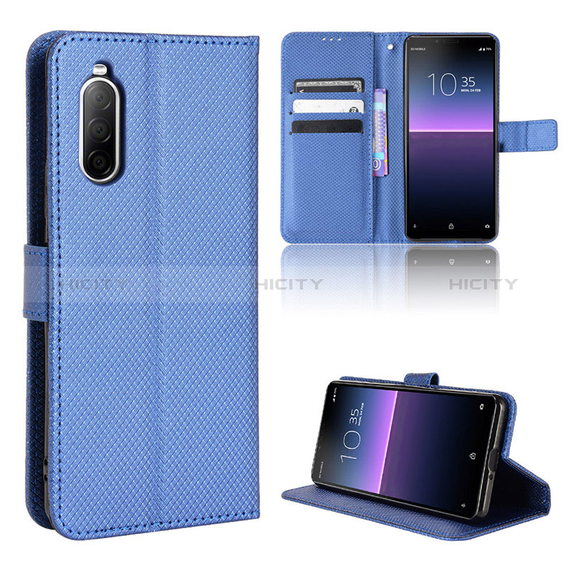 Funda de Cuero Cartera con Soporte Carcasa BY1 para Sony Xperia 10 II