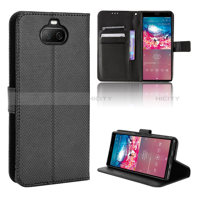 Funda de Cuero Cartera con Soporte Carcasa BY1 para Sony Xperia 8