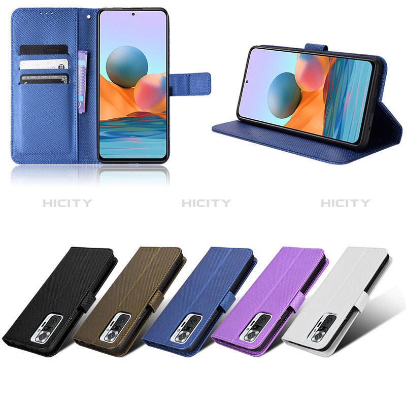 Funda de Cuero Cartera con Soporte Carcasa BY1 para Xiaomi Redmi Note 10 Pro Max