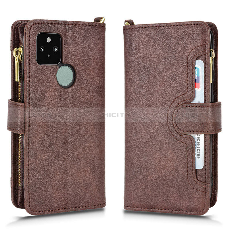 Funda de Cuero Cartera con Soporte Carcasa BY2 para Google Pixel 5