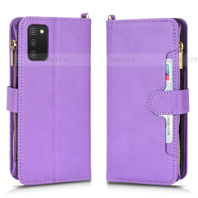 Funda de Cuero Cartera con Soporte Carcasa BY2 para Samsung Galaxy A03s