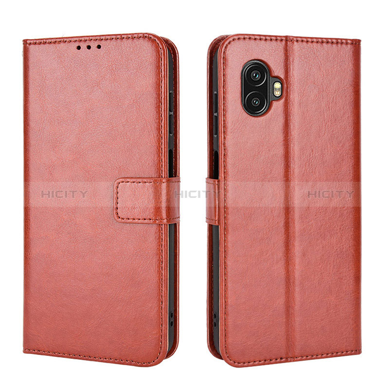 Funda de Cuero Cartera con Soporte Carcasa BY2 para Samsung Galaxy XCover 6 Pro 5G