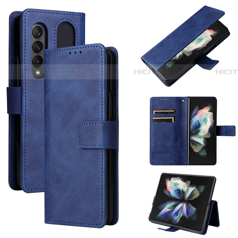 Funda de Cuero Cartera con Soporte Carcasa BY2 para Samsung Galaxy Z Fold4 5G