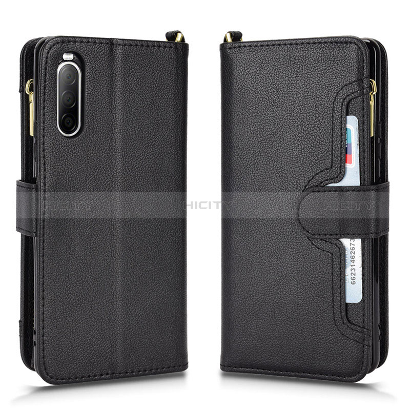 Funda de Cuero Cartera con Soporte Carcasa BY2 para Sony Xperia 10 II