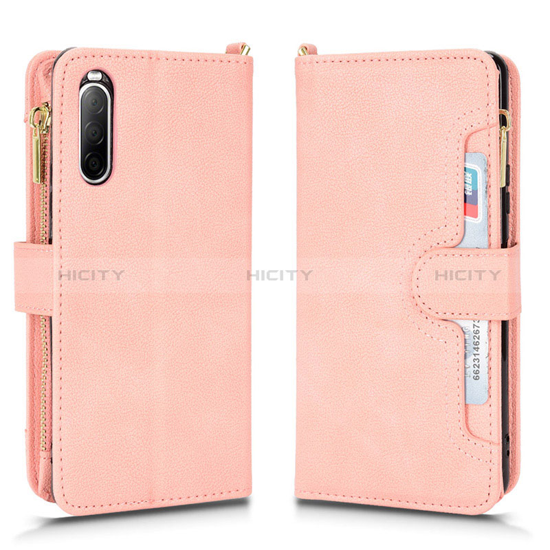 Funda de Cuero Cartera con Soporte Carcasa BY2 para Sony Xperia 10 II