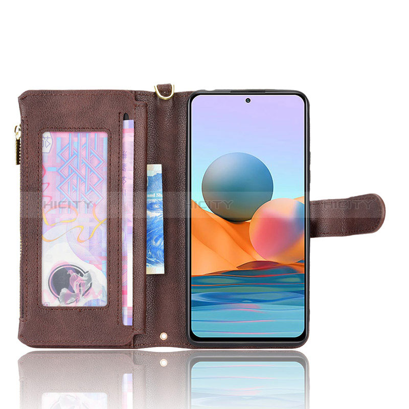 Funda de Cuero Cartera con Soporte Carcasa BY2 para Xiaomi Redmi Note 10 Pro Max