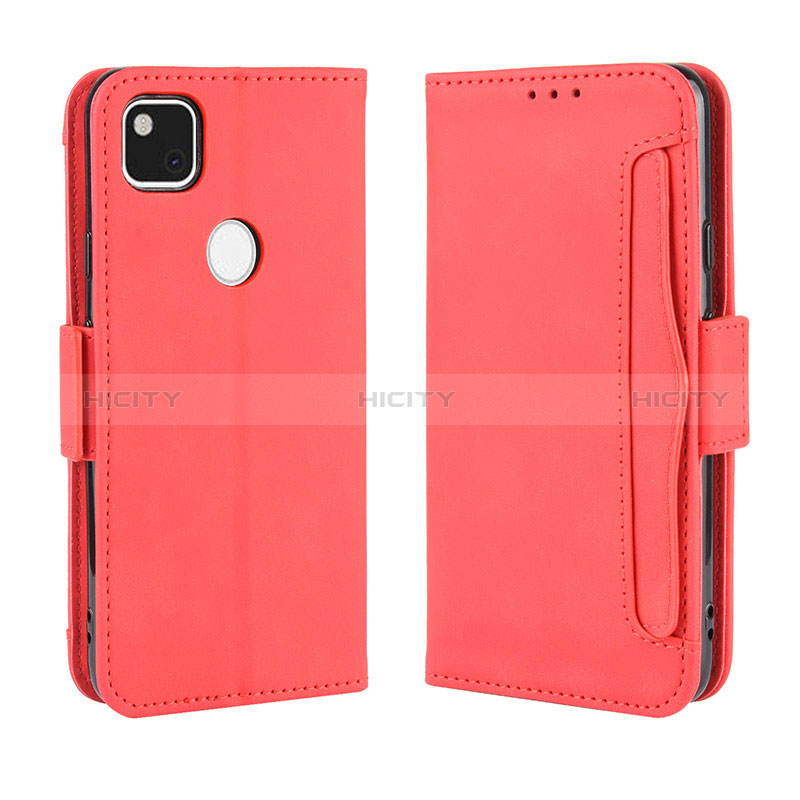 Funda de Cuero Cartera con Soporte Carcasa BY3 para Google Pixel 4a