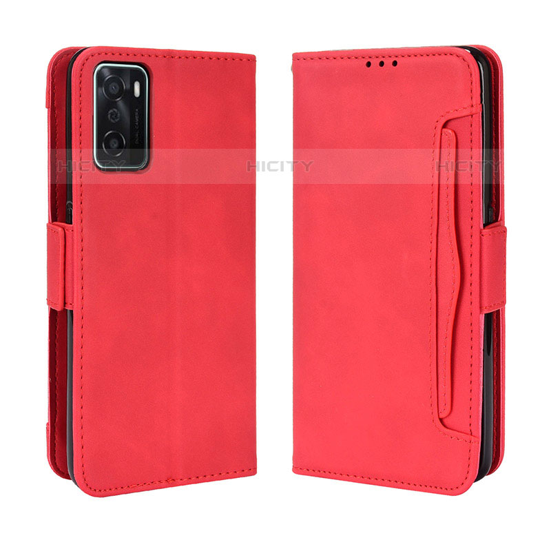 Funda de Cuero Cartera con Soporte Carcasa BY3 para Oppo A55S 5G