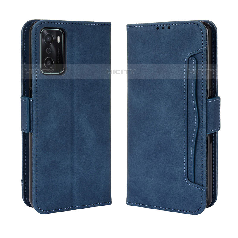 Funda de Cuero Cartera con Soporte Carcasa BY3 para Oppo A55S 5G