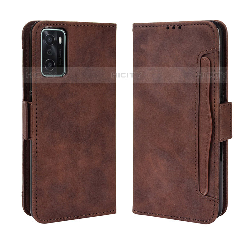 Funda de Cuero Cartera con Soporte Carcasa BY3 para Oppo A55S 5G