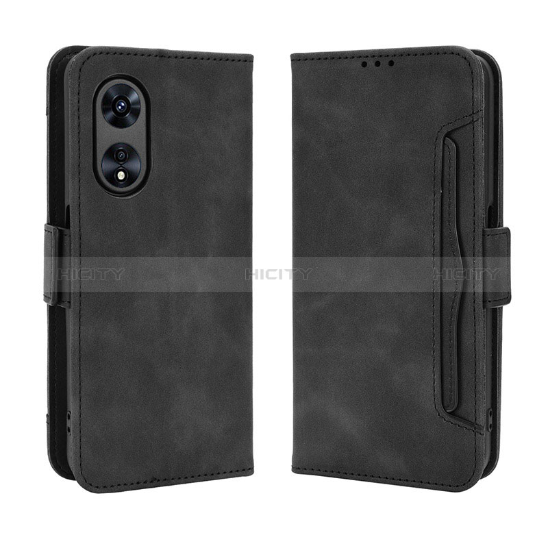 Funda de Cuero Cartera con Soporte Carcasa BY3 para Oppo A58x 5G