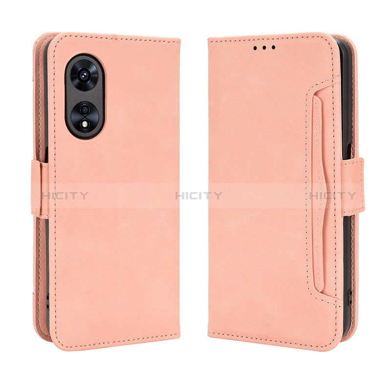 Funda de Cuero Cartera con Soporte Carcasa BY3 para Oppo A78 5G