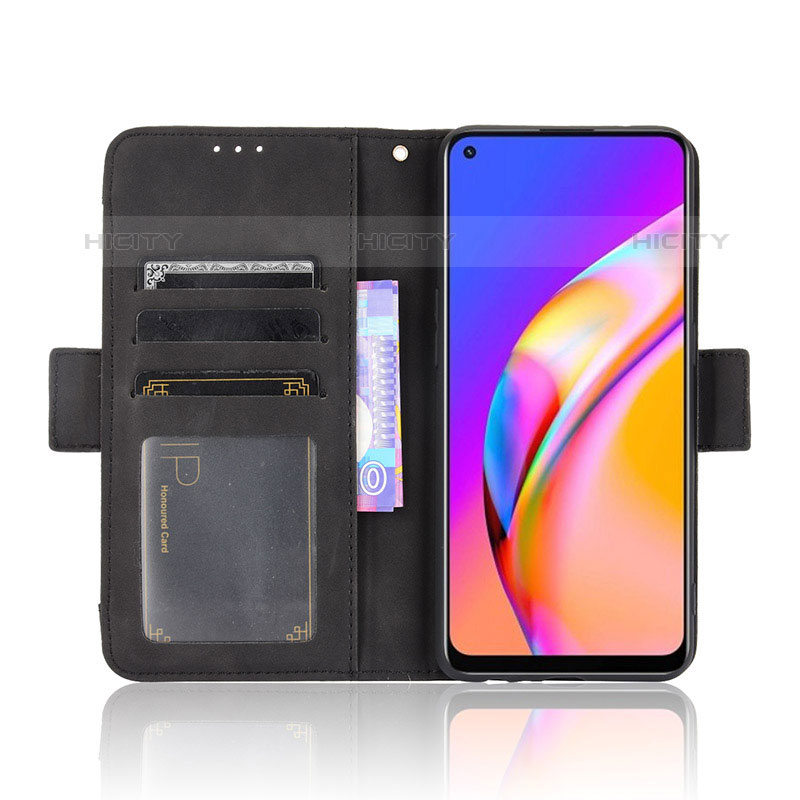 Funda de Cuero Cartera con Soporte Carcasa BY3 para Oppo F19 Pro