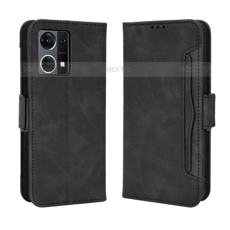 Funda de Cuero Cartera con Soporte Carcasa BY3 para Oppo Reno7 4G