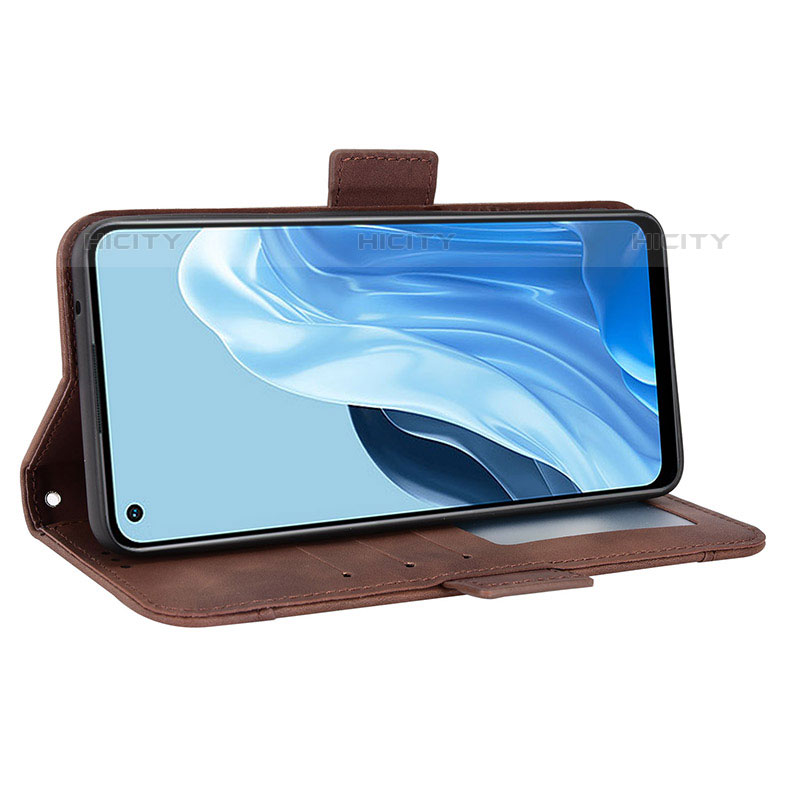 Funda de Cuero Cartera con Soporte Carcasa BY3 para Oppo Reno8 4G