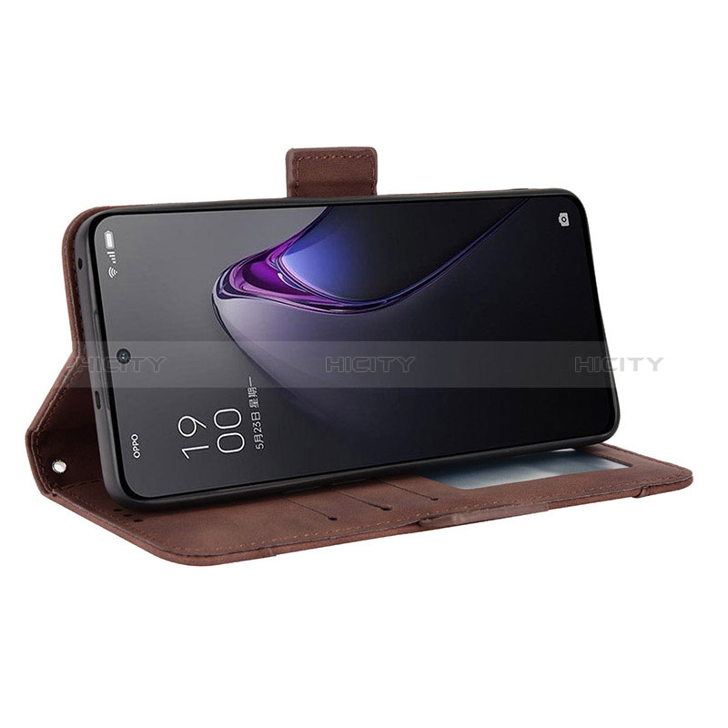 Funda de Cuero Cartera con Soporte Carcasa BY3 para Oppo Reno9 Pro+ Plus 5G